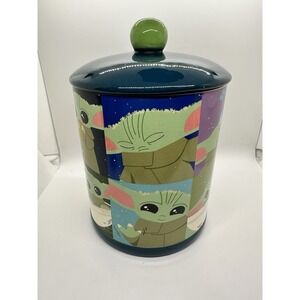 Star Wars The Mandalorian Baby Yoda Grogu The Child Ceramic Canister Cookie Jar